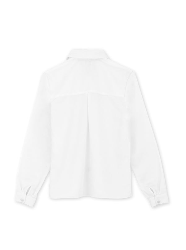 La Dauphine - Chemise blanche en soie végétale - Avangarde France - 2