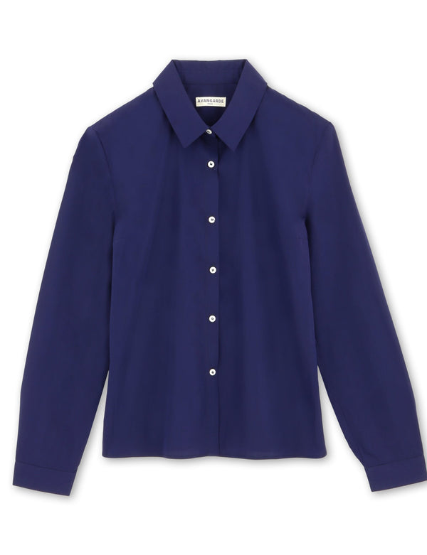 La Dauphine - Chemise bleue foncée - Avangarde France - 3