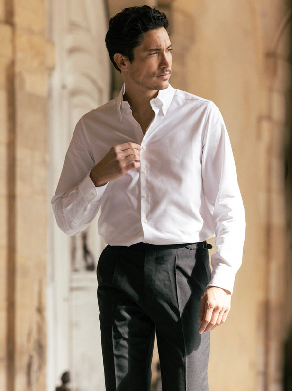 La Faubourg - Chemise blanche Oxford en coton biologique - Avangarde France - 1