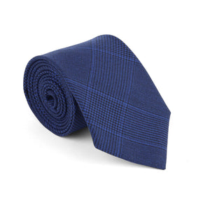 La Savile Row - Cravate en Prince de Galles Bleue - Avangarde France - 1
